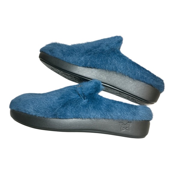 Alegria women’s Loungeree Frosty Prussian Blue slippers size 7 - Picture 3 of 5